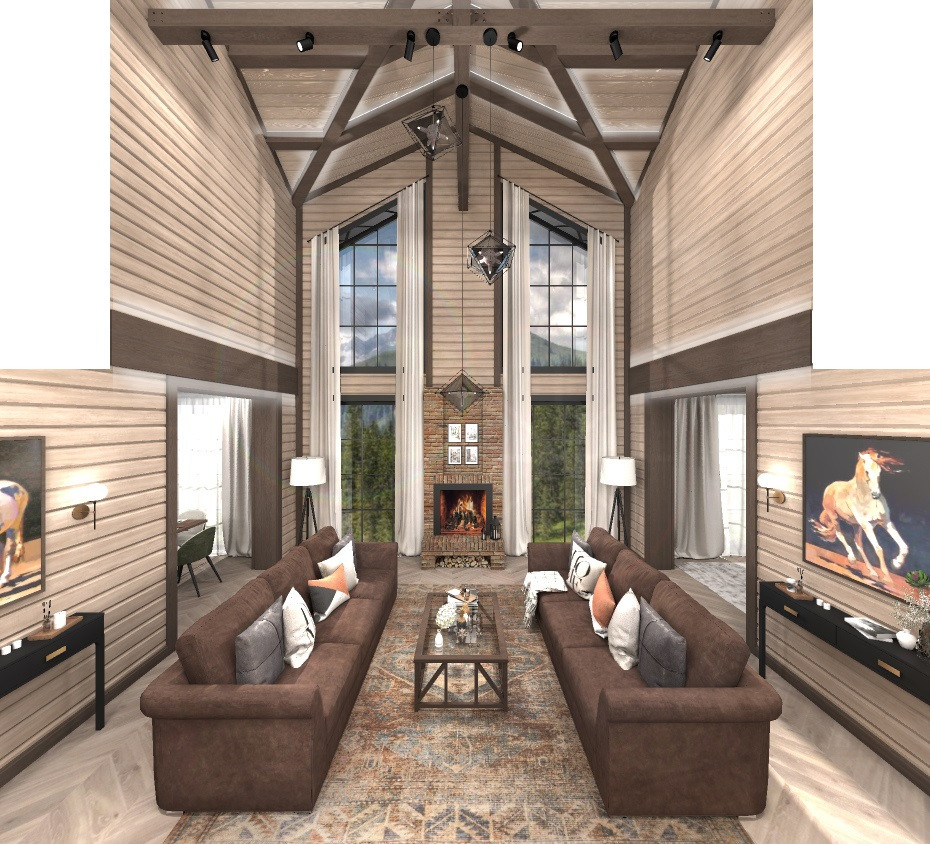 деревянное шале