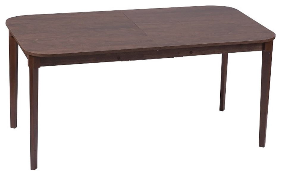 FurnitureR 78in Dining Table Solid Wood Frame (Seats 6) Transitional