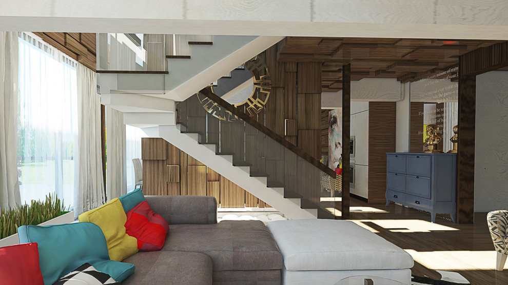 Интерьер чпстного дома поп-арт