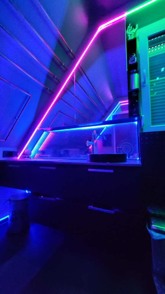 Salle de bain CYBER punk