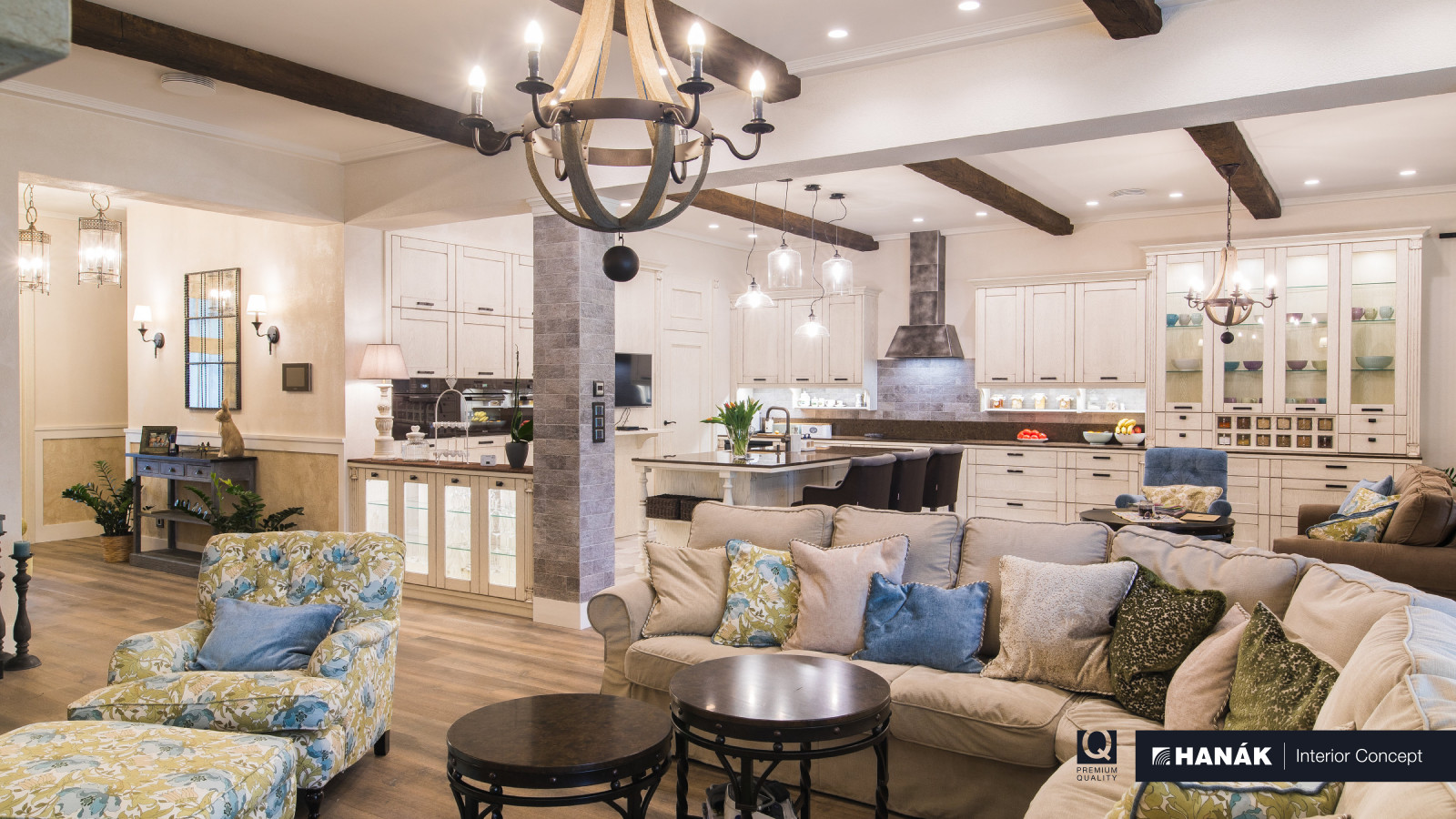 Интерьер с моделью кухни Nice