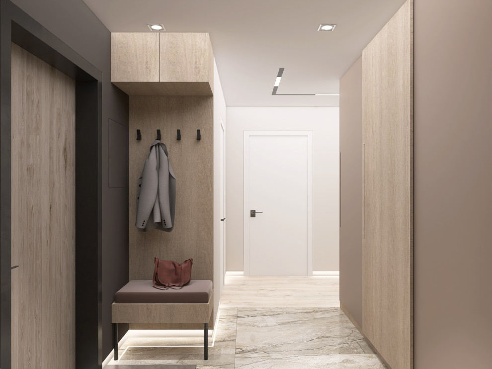 Дизайн-проект квартиры  частично 30,9 кв.м.  для молодой пары с ребенком