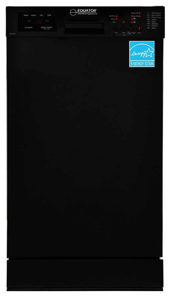 Equator 18" Energy star Dishwasher Europe ADA Builtin 10 Place Settings