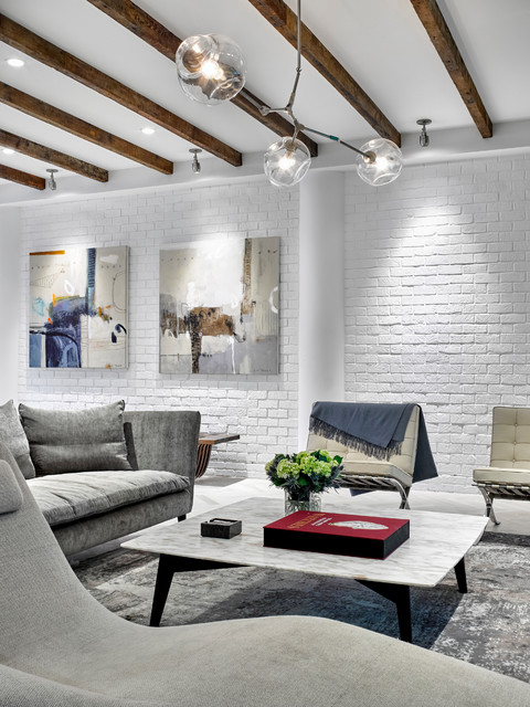 Tribeca Loft contemporain-salon