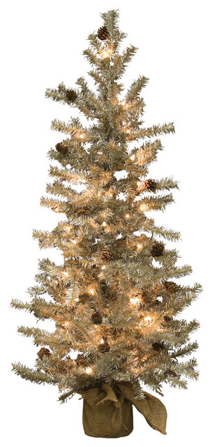 Pre Lit Tinsel Tree With Cones Farmhouse Trees By Kp Creek Gifts - Farmhouse Decorating Kp Creek Com Pre Lit Tinsel Tree With Cones Farmhouse Trees By Kp Creek Gifts - Farmhouse Decorating Kp Creek Com