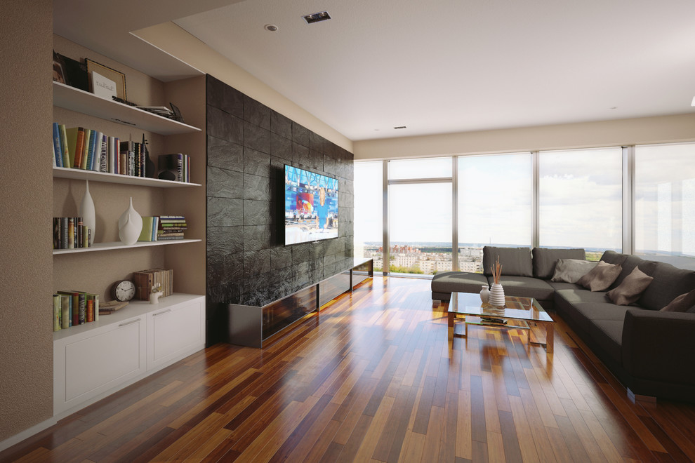 визуализация гостиной