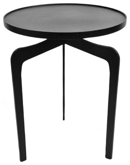 Industrial Modern Black Iron Side Table Industrial Side Tables And