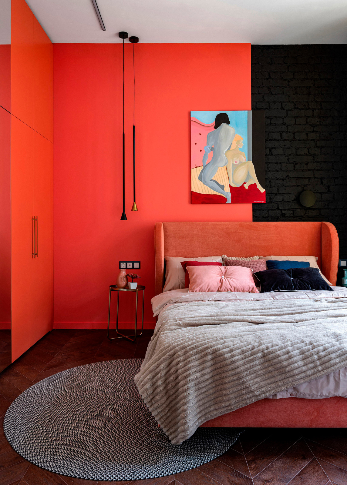 Современный интерьер в старинной доме в центре Москвы для сдачи в аренду