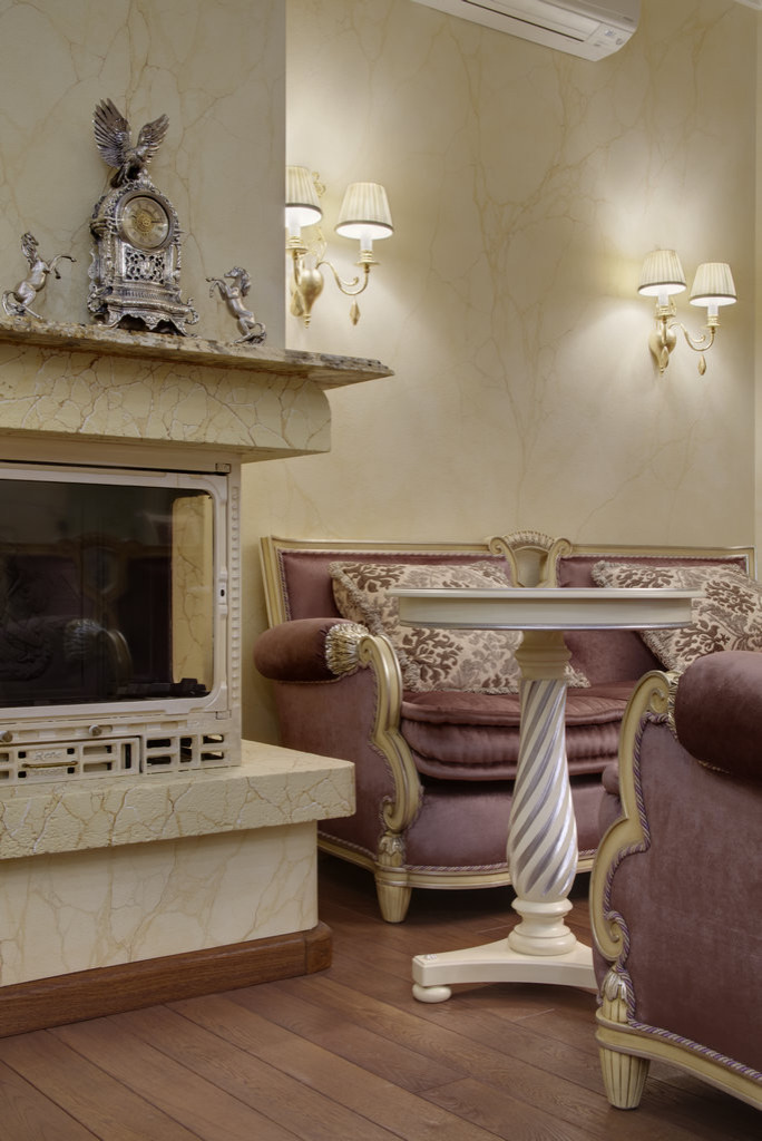 Декоративная штукатурка в интерьере