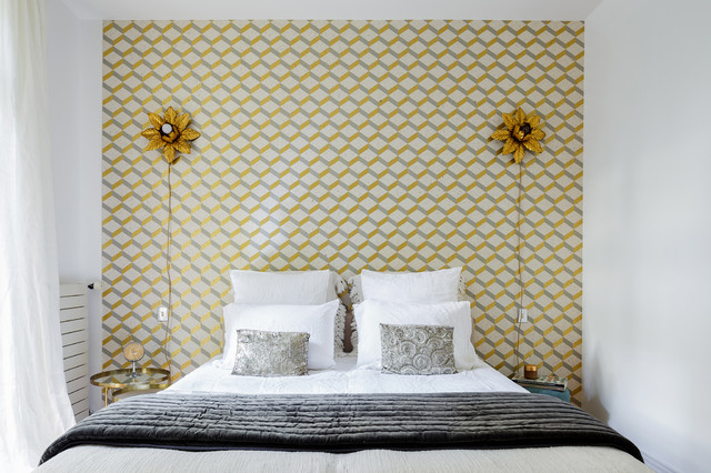 3 pi&egrave;ces - R&eacute;novation partielle et ameublement contemporary-bedroom