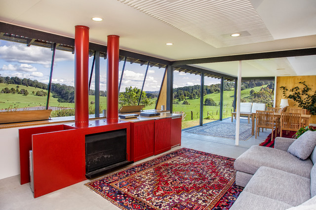 Robertson Renovation contemporary-vardagsrum