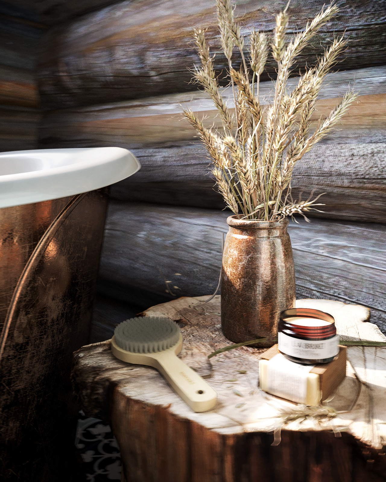 Дом из кело. Мастерванная