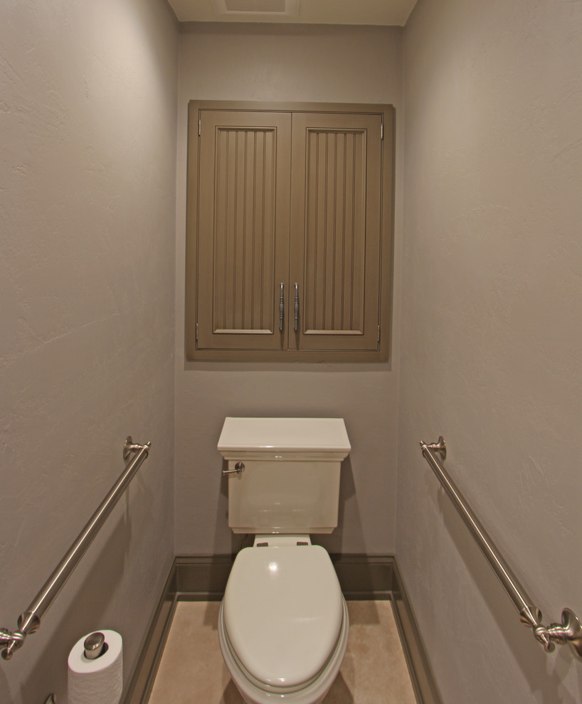 Water Closet With Recessed Cabinet Storage Traditional Bathroom Other By Denise Quade Design