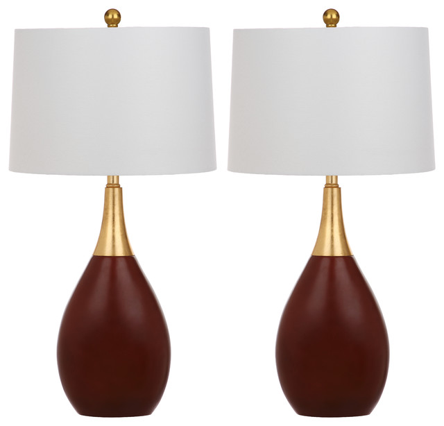 Safavieh Medallion 27.5" High Table Lamps, Set of 2 Transitional