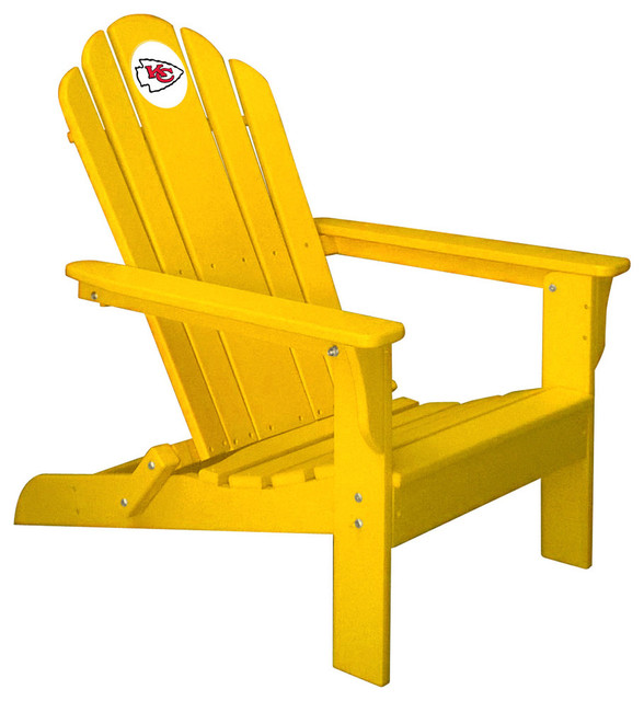 LSU Tigers Folding Composite Adirondack Patio Chair, Yellow