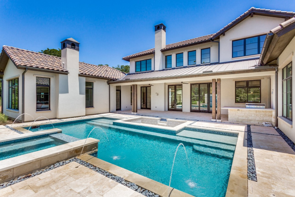 Home design - transitional home design idea in Austin
