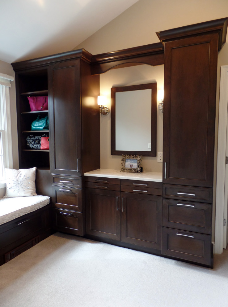 Inspiration for a transitional home design remodel in Boston