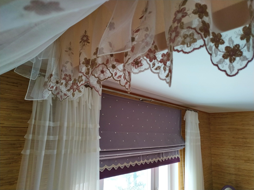 Римские шторы в разных проектах