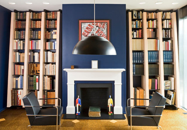 Loft Upon Cork contemporary-vardagsrum