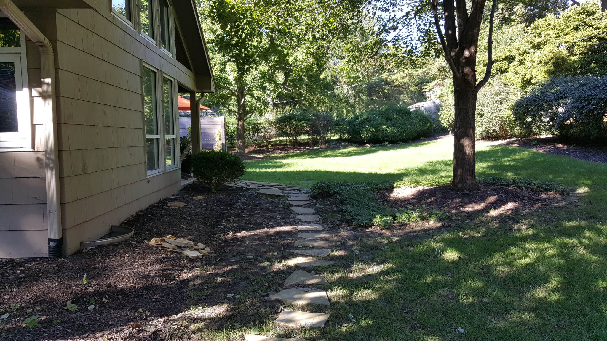 BEFORE Fairway backyard