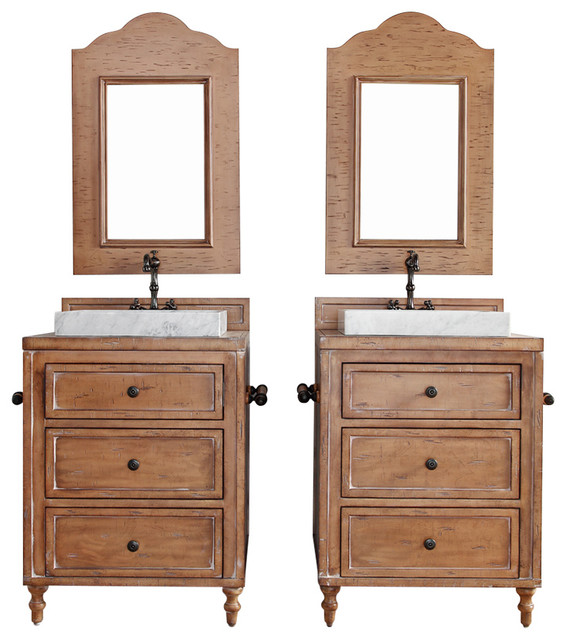 Copper Cove 26 Driftwood Patina Single Vanity Farmhouse Copper Cove 26 Driftwood Patina Single Vanity Cabinet Only No