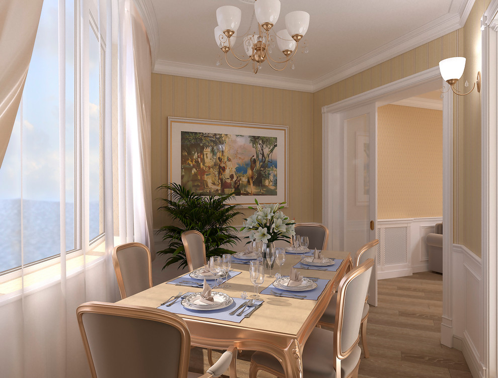 Квартира с бирюзовой спальней