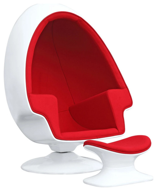 Modholic Alpha Egg Chair And Ottoman Midcentury Hanging Chairs By World Modern Design