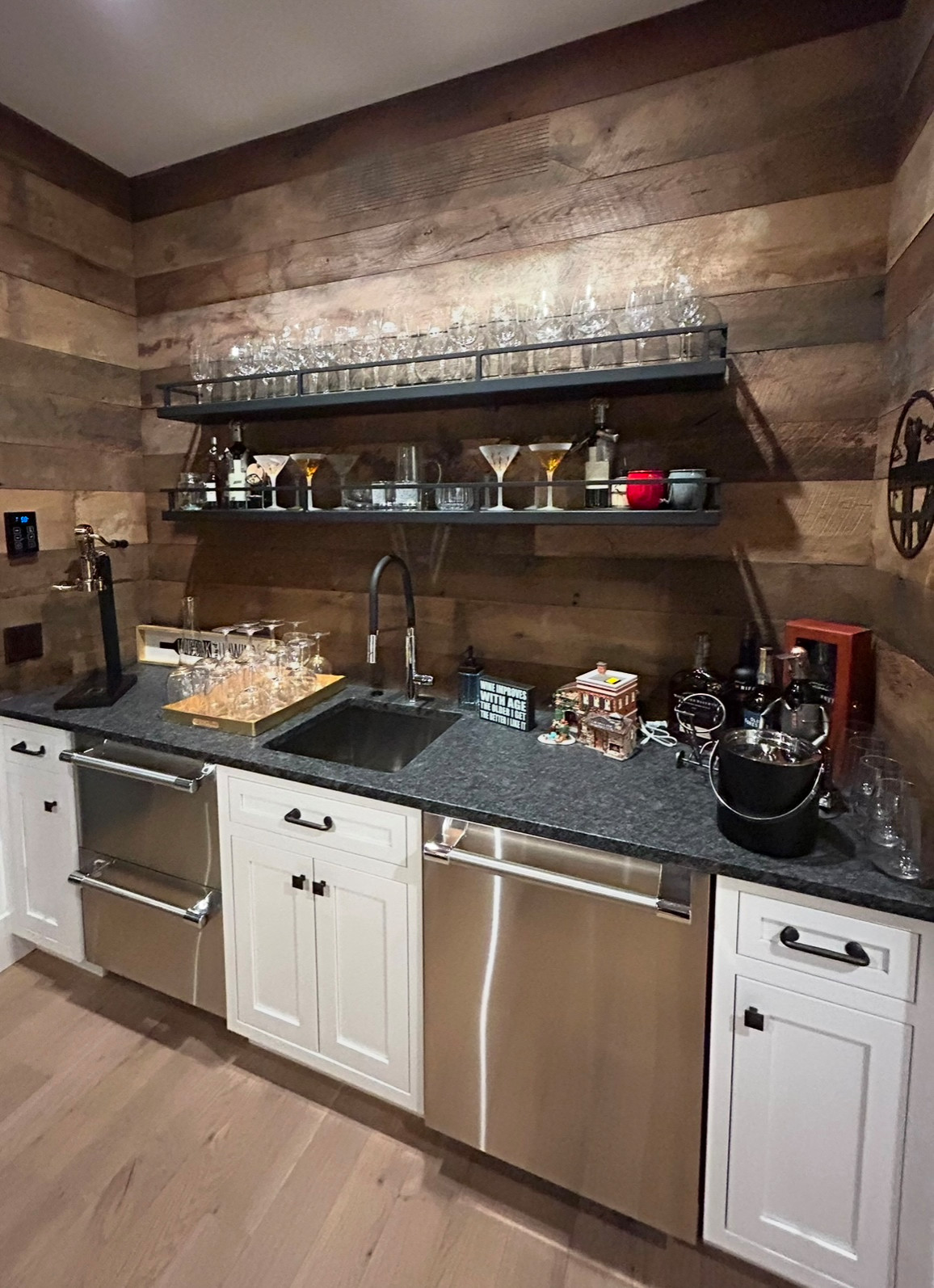 Floors, Beams, & Stairs with Steel Accents
