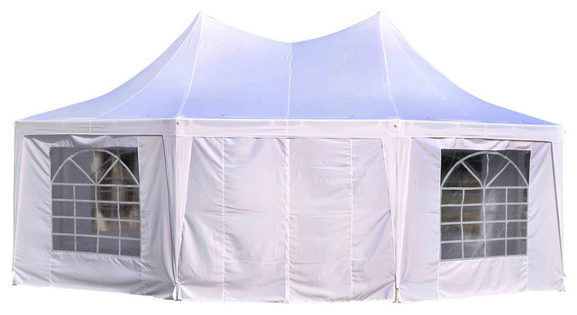 Outsunny 22 X16 Large Octagon 8 Wall Party Gazebo Canopy Tent Wall Party Gazebo Canopy Tent