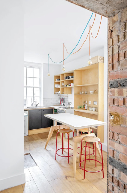 Hackney Apartment industrial-cocina