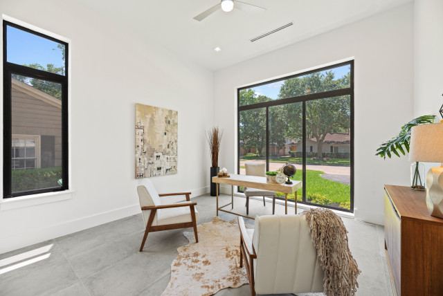 Highland Village | W Alabama | $2M+ contemporary-home-office-and-library