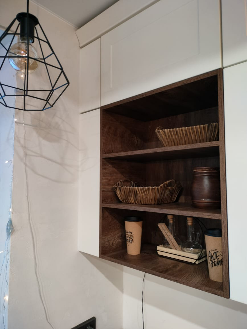 Кухня в стиле кантри неоклассика Burger