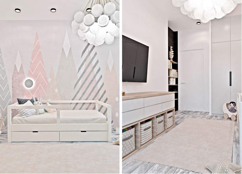 Дизайн 2 комнатной квартиры в стиле современного минимализма