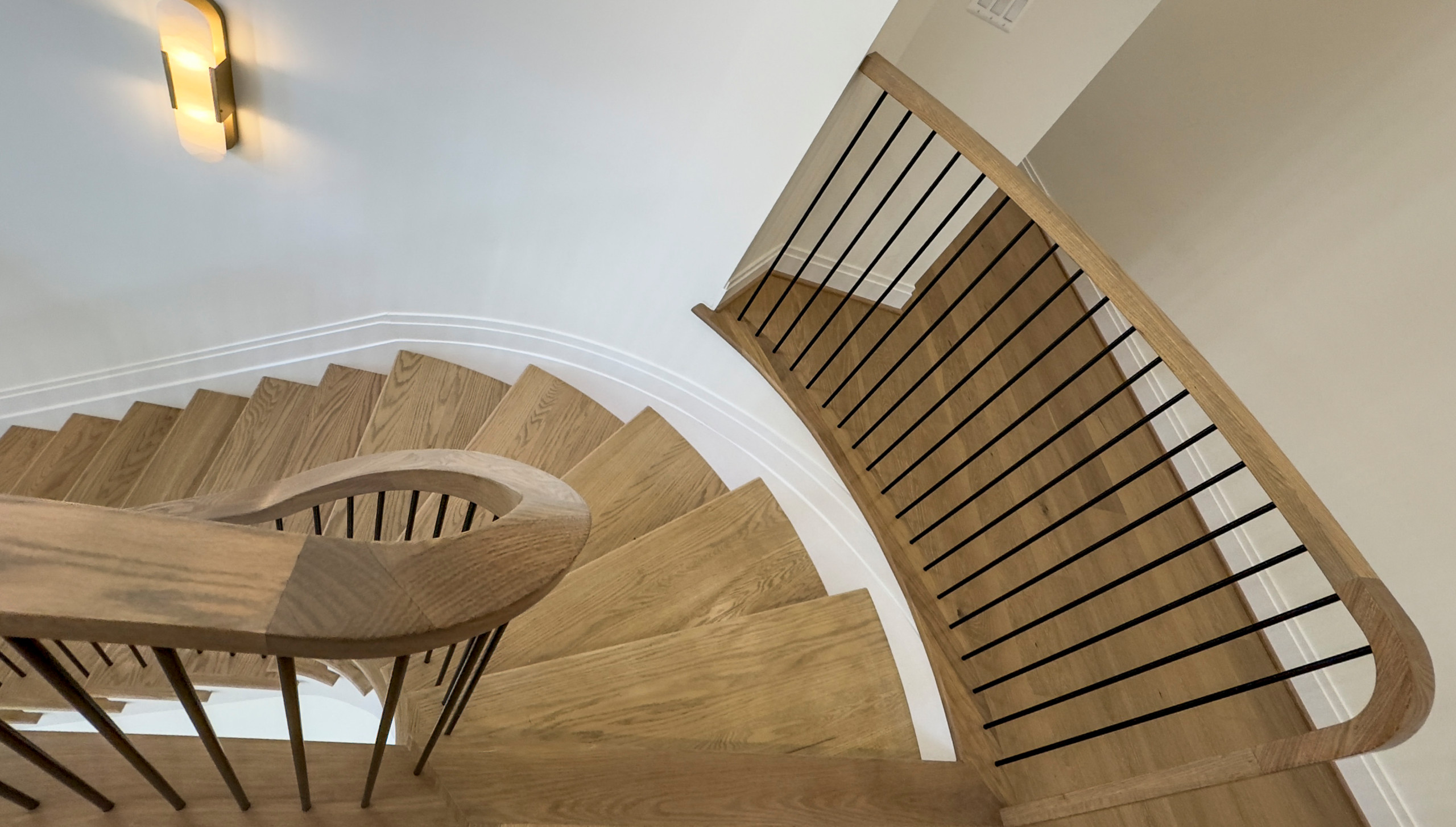 144_Attractive Transitional Staircase in Impressive Modern Home, Vienna VA 22180