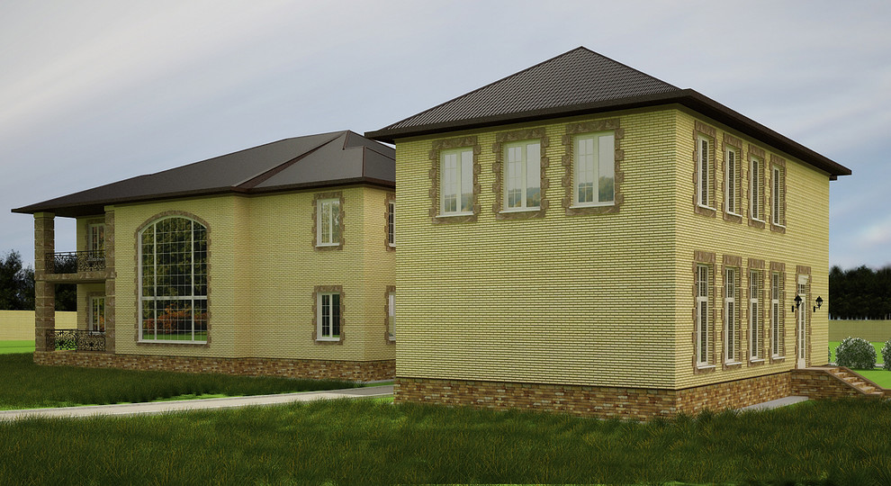 Загородный дом в английском стиле,оборудованный тепловым насосом