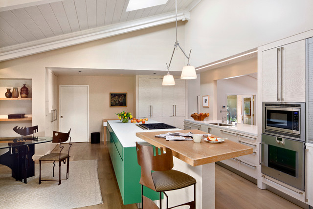 Ranch Updated midcentury-kitchen