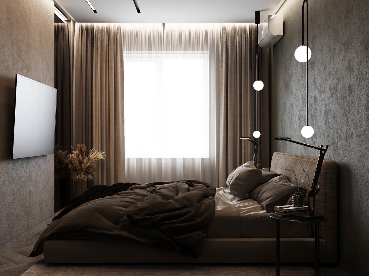 ДИЗАЙН ПРОЕКТ С ОЛИВКОВЫМИ ОТТЕНКАМИ