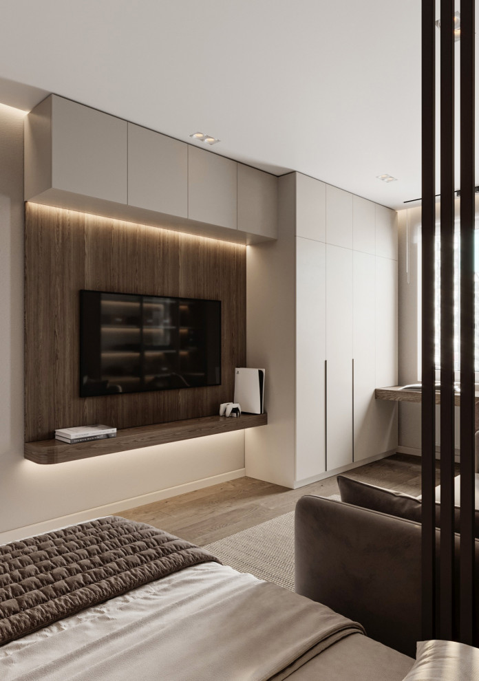 Дизайн-проект трехкомнатной квартиры 80 кв.м. Проект 2024г.