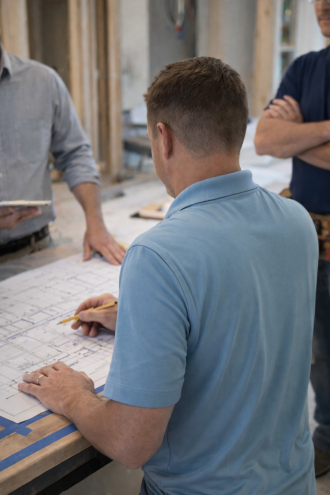 sarasota-remodeling-process-contractor-reviewing-plans