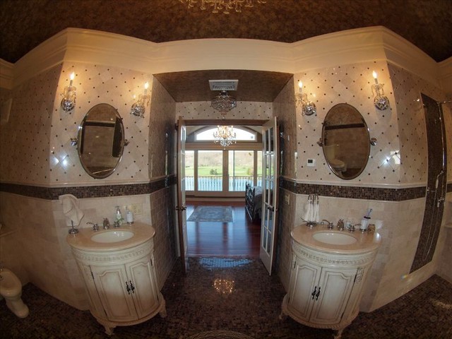 Round Bathroom middelhavsstil-badevaerelse
