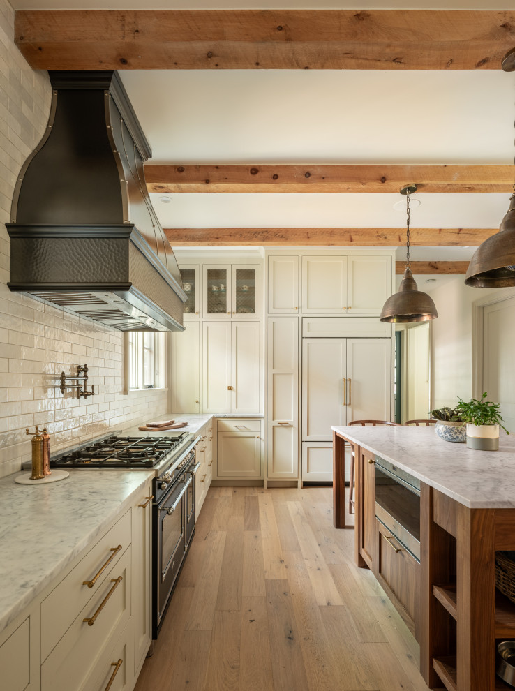 Ramsey House - Kitchen - cottage kitchen idea in Austin