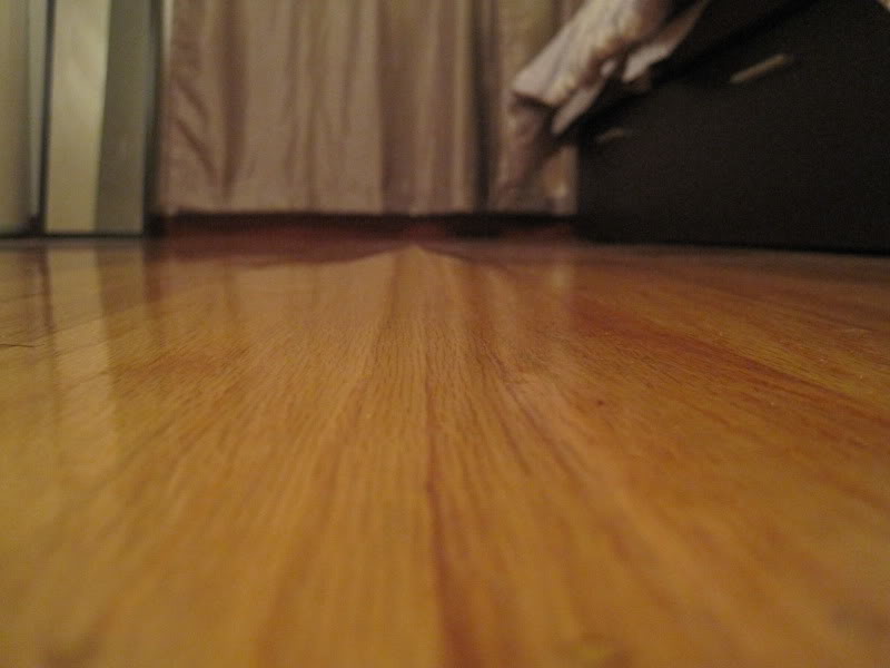 Fix a bump in hardwood flooring