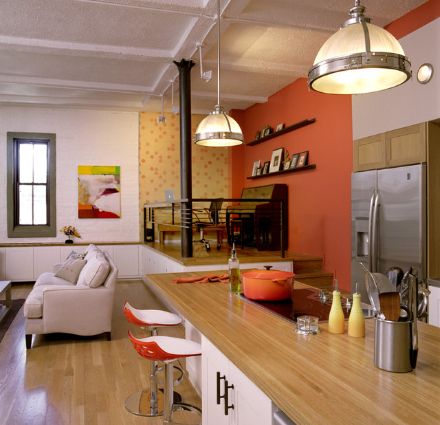 DUMBO Loft modern-living-room