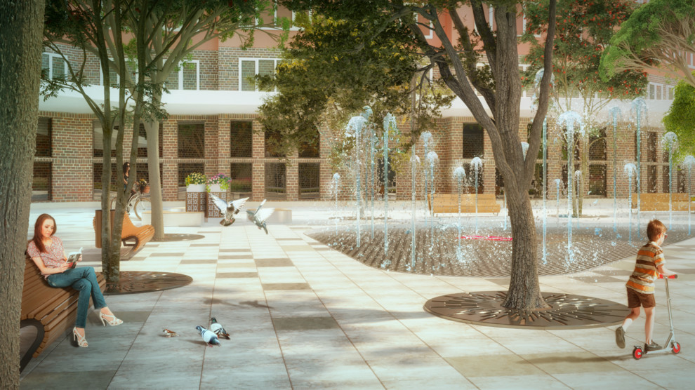 прилегающая территория ЖК