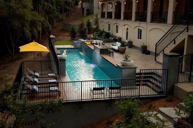 Turowski Pool Deck modern-pools