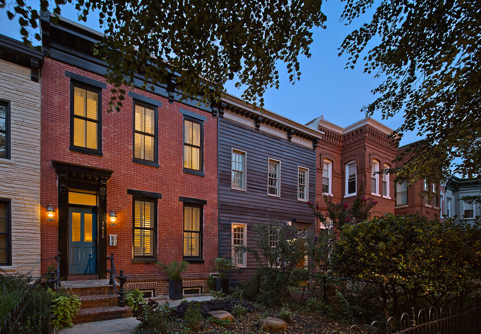 Shaw Row House Remodel Transitional Exterior DC Metro by