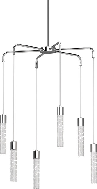 Finest K9 Crystals Led Wheel Chandelier By Morsale Contemporary Chandeliers By Luxhomedecor