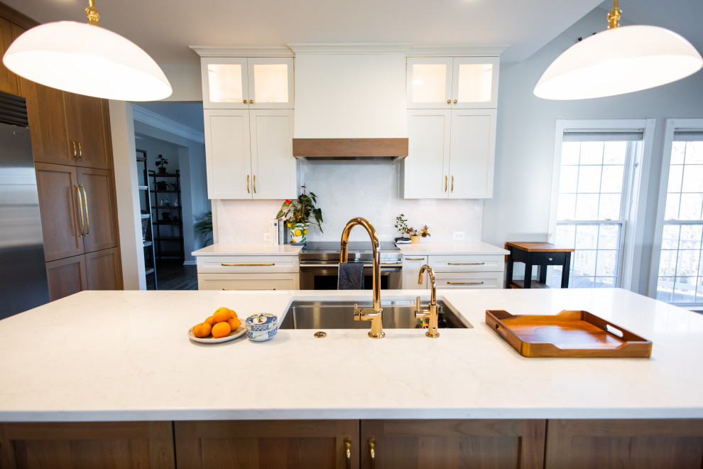 Transitional home design photo in Baltimore