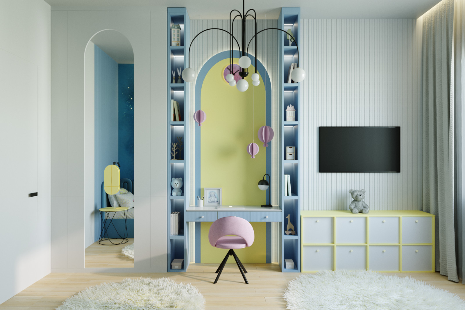 Детская комната для девочки