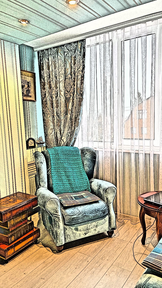 Эскиз музыкальной комнаты